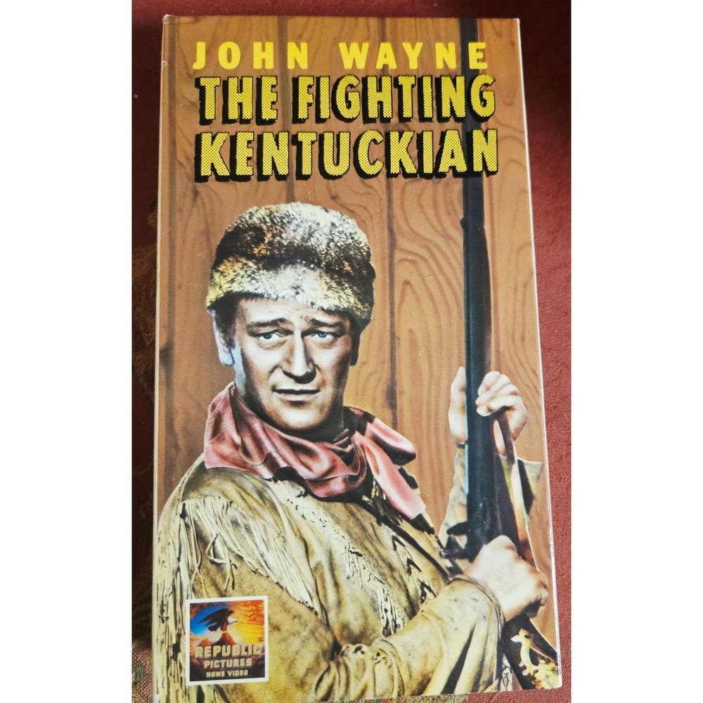 John Wayne The Fighting Kentuckian VHS Republic Pictures Home Video